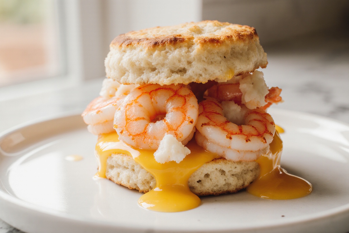 Shrimp Crab Biscuit Melts