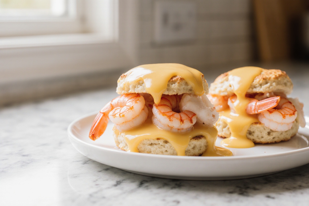 Shrimp Crab Biscuit Melts