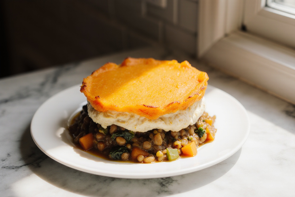 Sweet Potato & Lentil Shepherd's Pie