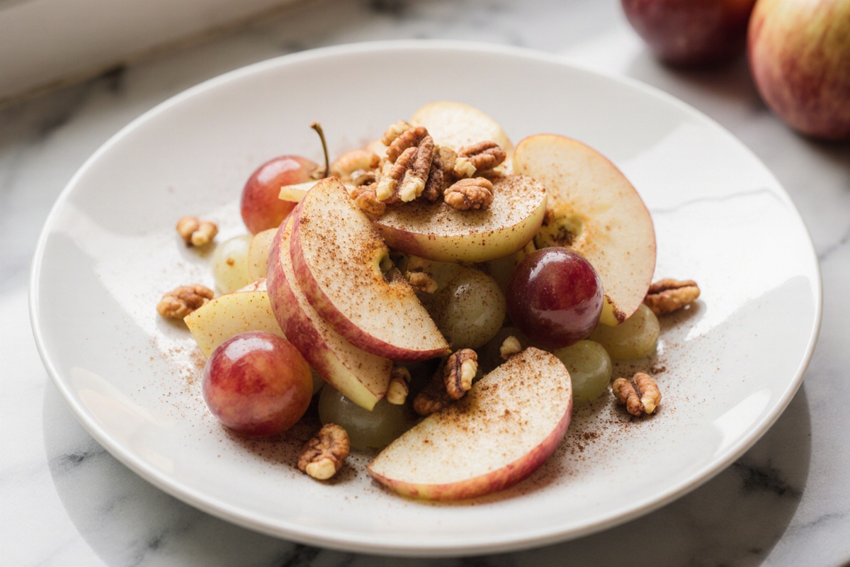 Cinnamon Apple Grape Salad