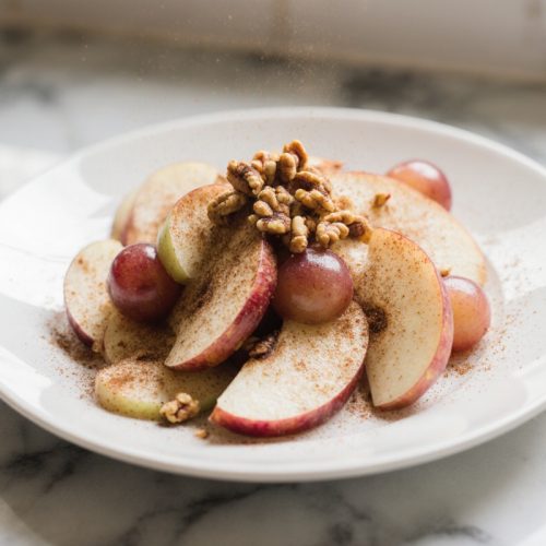 Cinnamon Apple Grape Salad