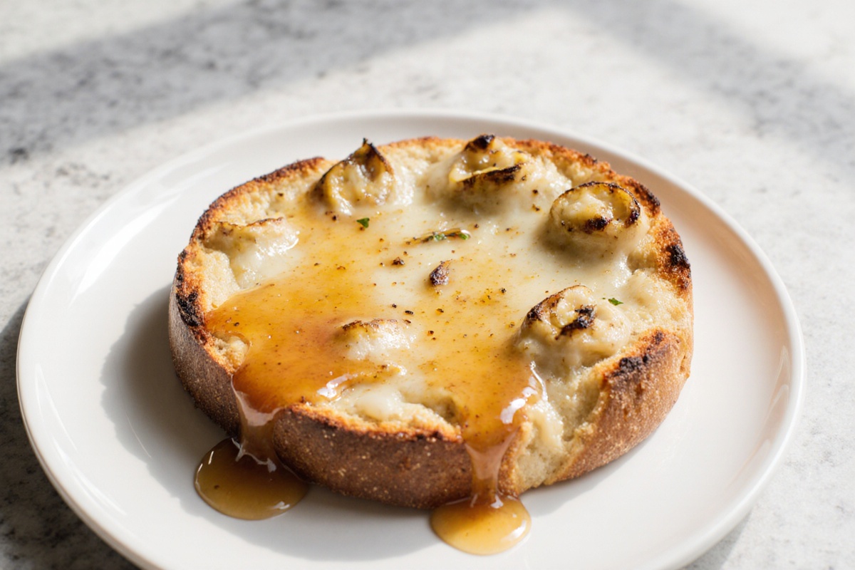 Honey Garlic Bread Pizza