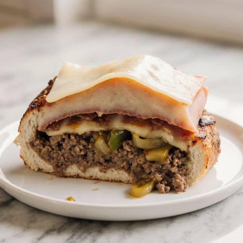 Philly Cheesesteak Meatloaf