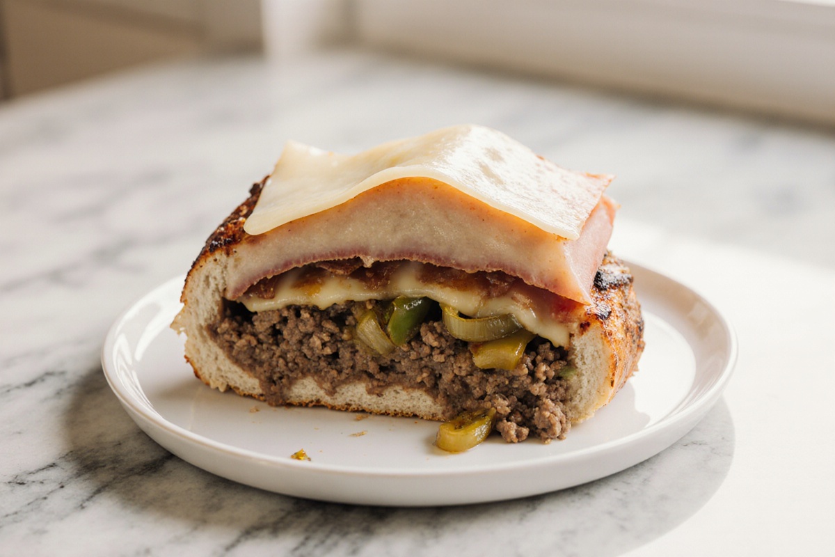Philly Cheesesteak Meatloaf
