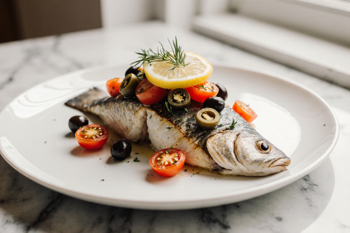 Mediterranean Baked Fish