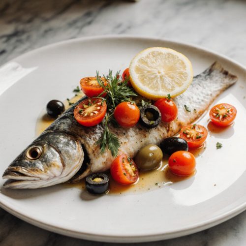 Mediterranean Baked Fish