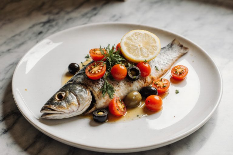 Mediterranean Baked Fish