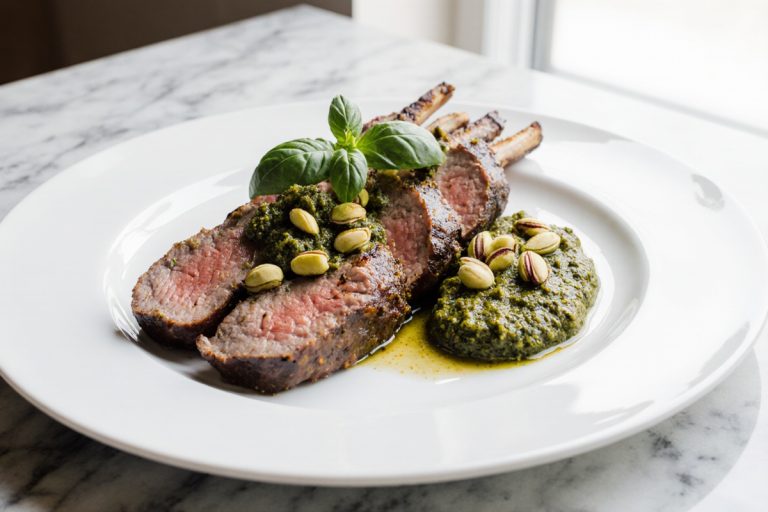 Santa Maria Tri-Tip with Pistachio Pesto