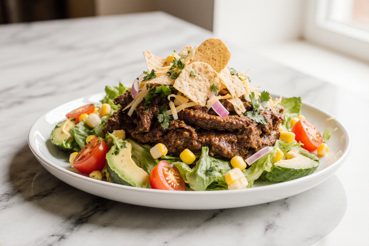 Spicy Beef Chipotle Salad