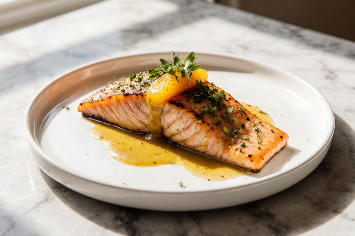 Apricot Dijon Salmon