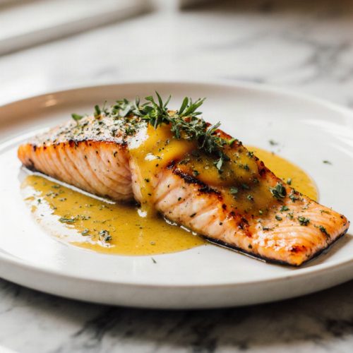 Apricot Dijon Salmon