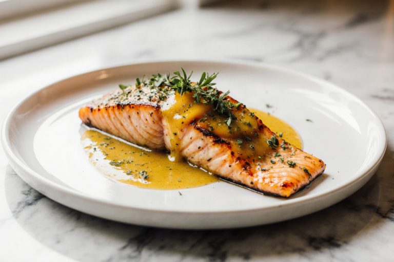 Apricot Dijon Salmon