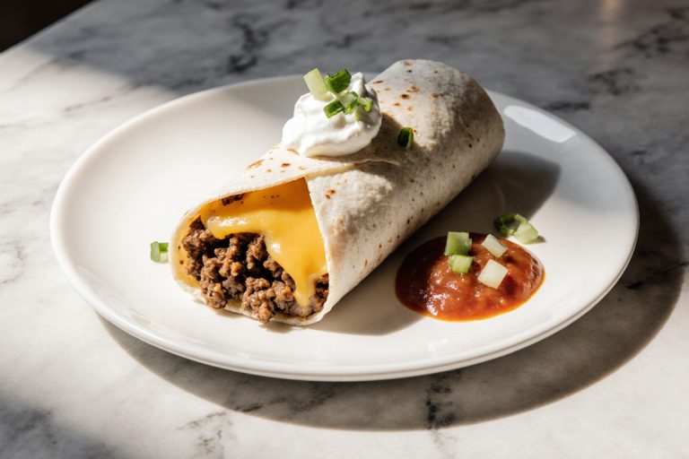 Beef and Cheese Burritos