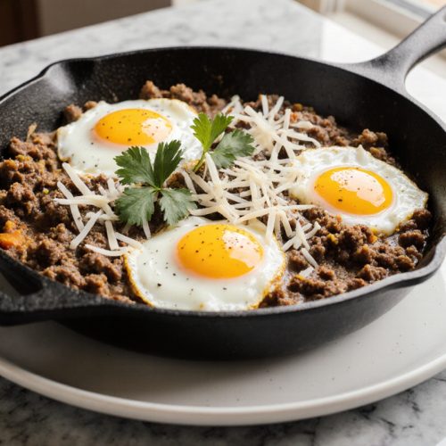 Beef & Egg Tamale Skillet