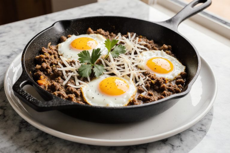 Beef & Egg Tamale Skillet