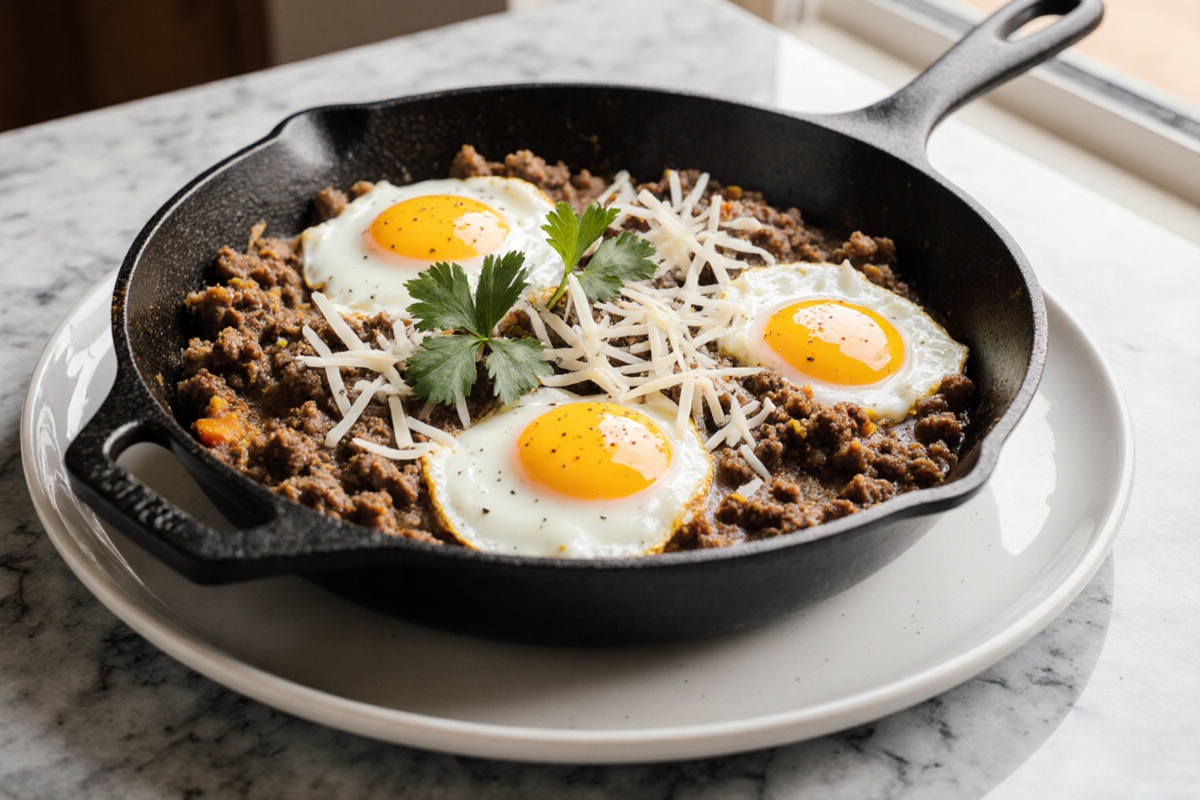 Beef & Egg Tamale Skillet
