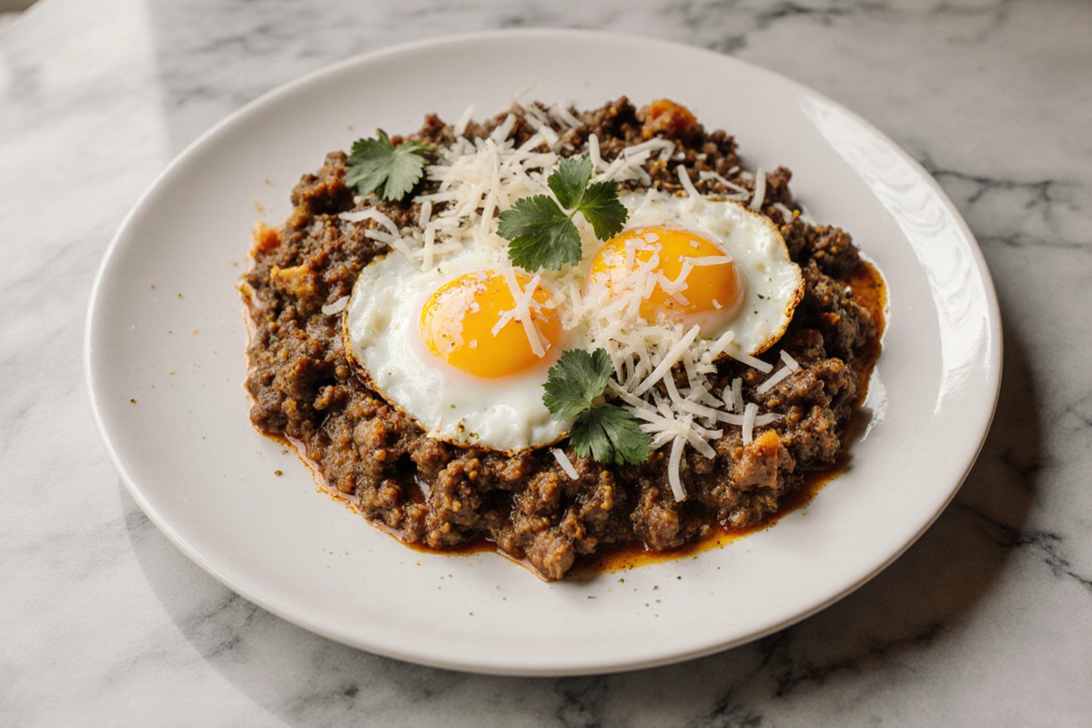 Beef & Egg Tamale Skillet