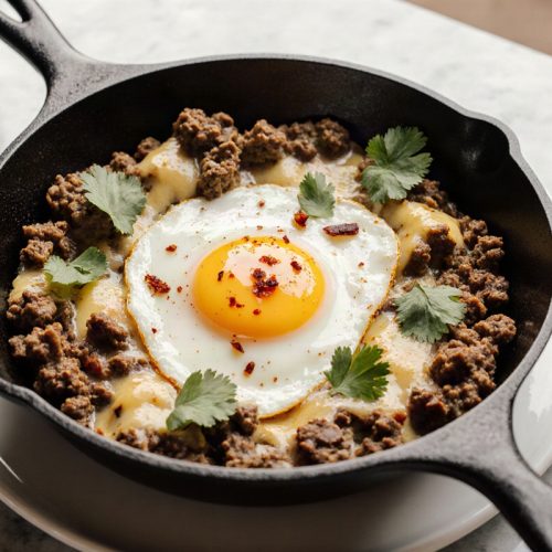 Beef & Egg Tamale Skillet