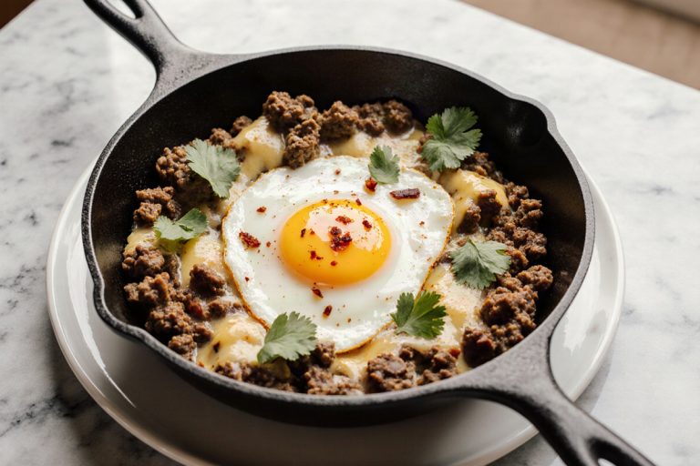 Beef & Egg Tamale Skillet