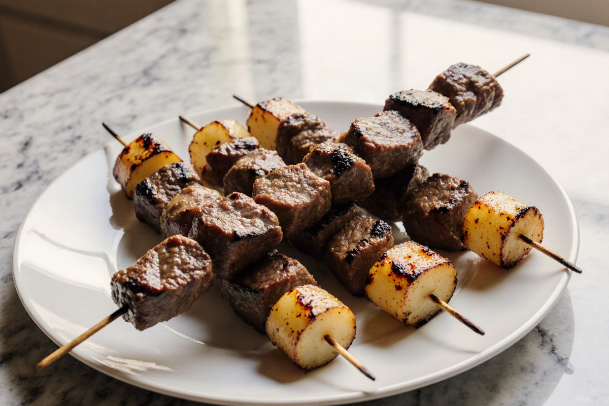 Beef Top Sirloin & Potato Kabobs