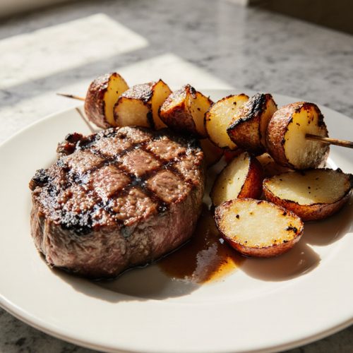 Beef Top Sirloin & Potato Kabobs