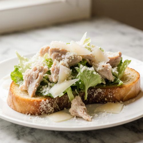 Garlic Bread Chicken Caesar Salad Subs