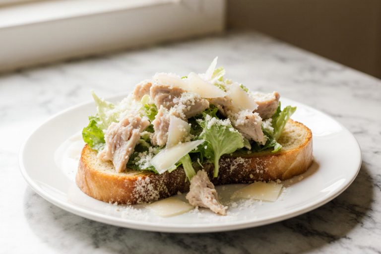 Garlic Bread Chicken Caesar Salad Subs
