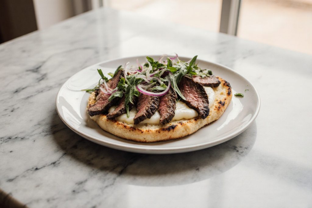 Grilled Steak Flatbread