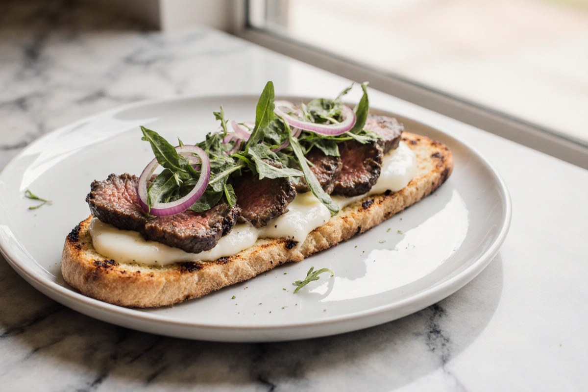 Grilled Steak Flatbread