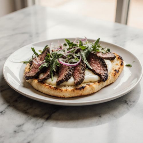 Grilled Steak Flatbread