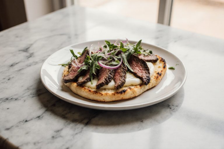Grilled Steak Flatbread