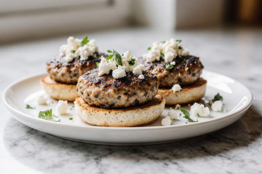 Juicy & Flavorful Greek Chicken Burgers