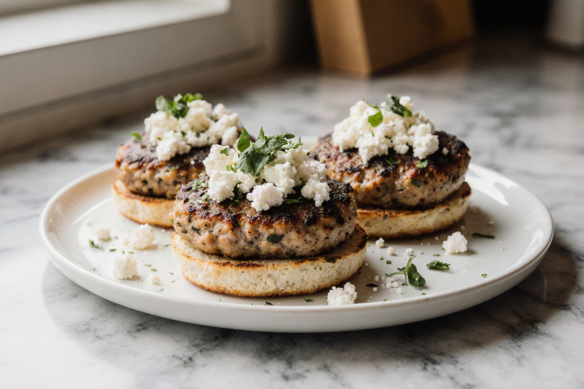 Juicy & Flavorful Greek Chicken Burgers