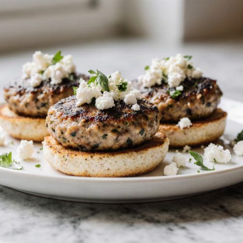 Juicy & Flavorful Greek Chicken Burgers