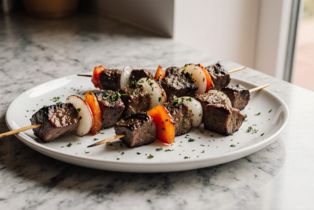 Peruvian Steak Kabobs