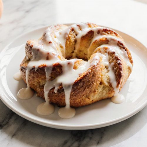 Cozy Apple Kringle with Vanilla Glaze