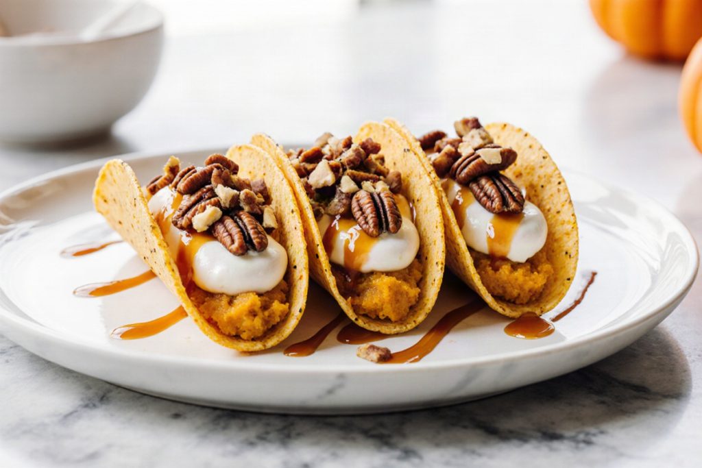 Pumpkin Pie Tacos