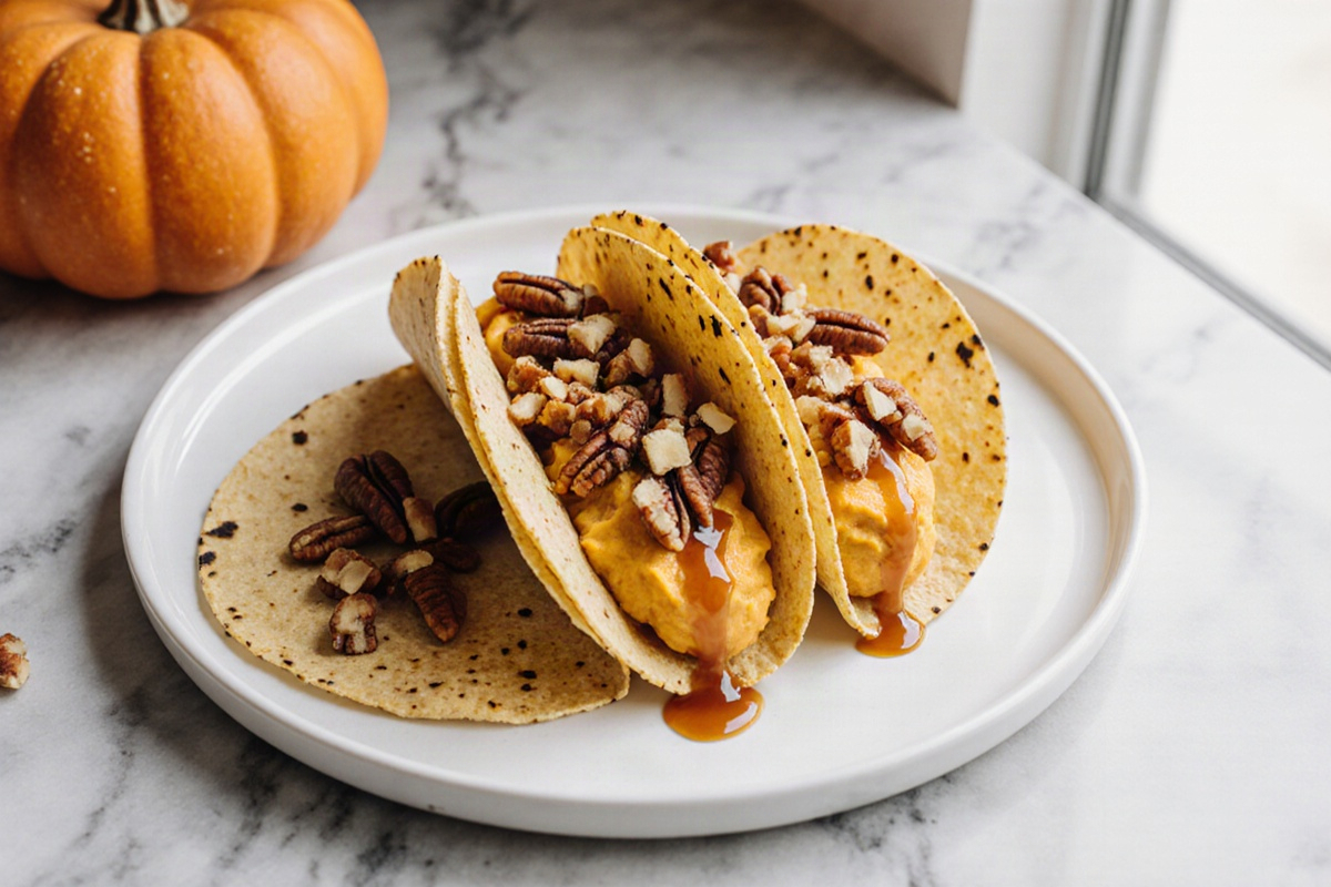 Pumpkin Pie Tacos
