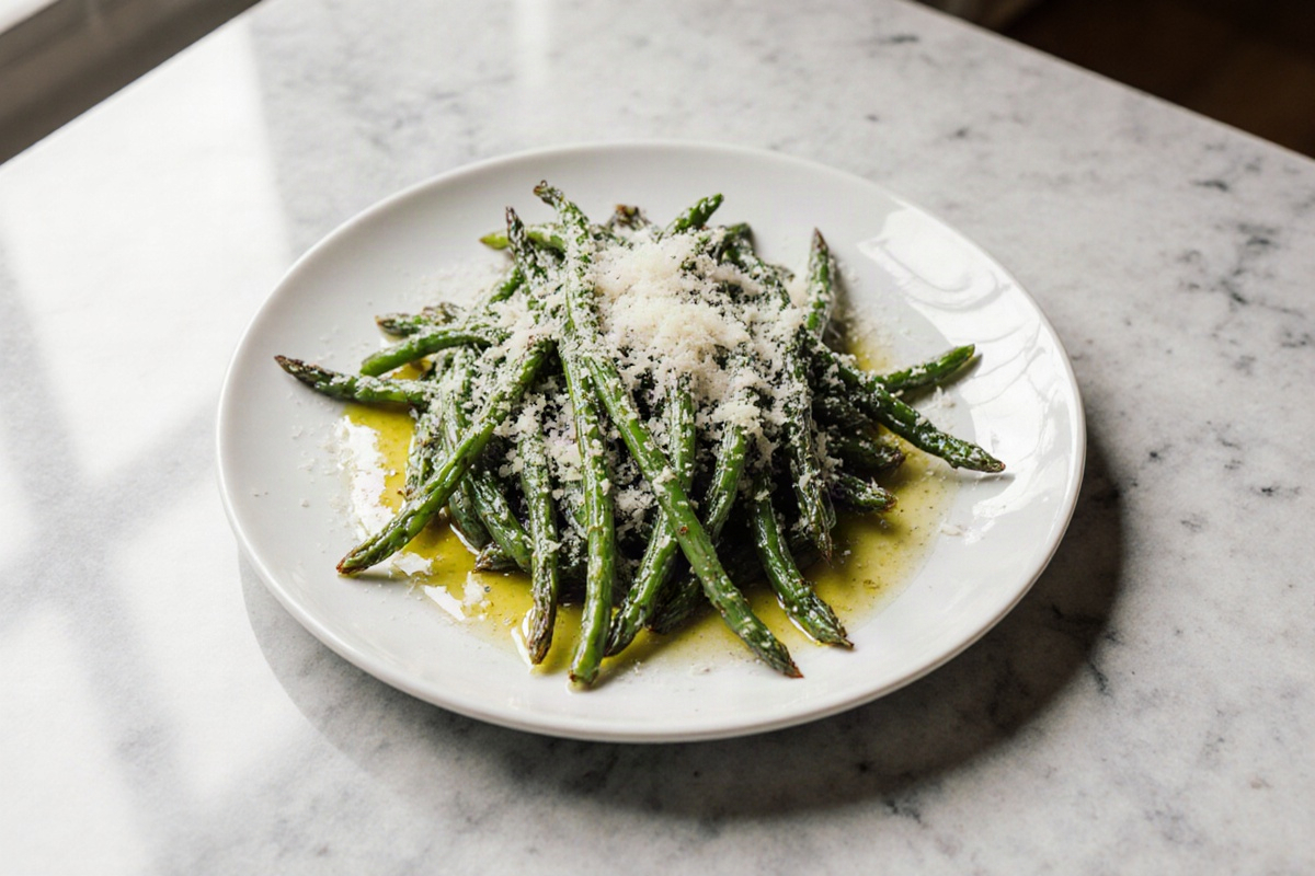 Air Fryer Parmesan Green Beans