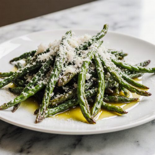 Air Fryer Parmesan Green Beans