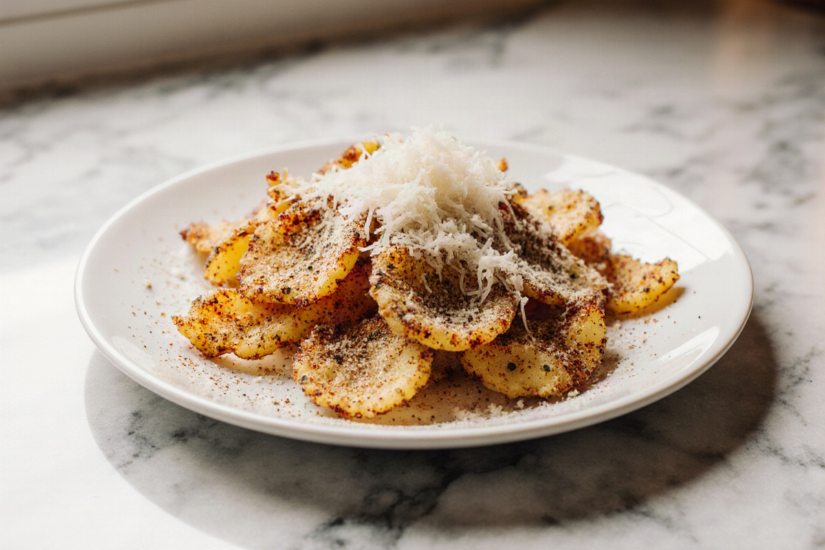 Air Fryer Pasta Chips
